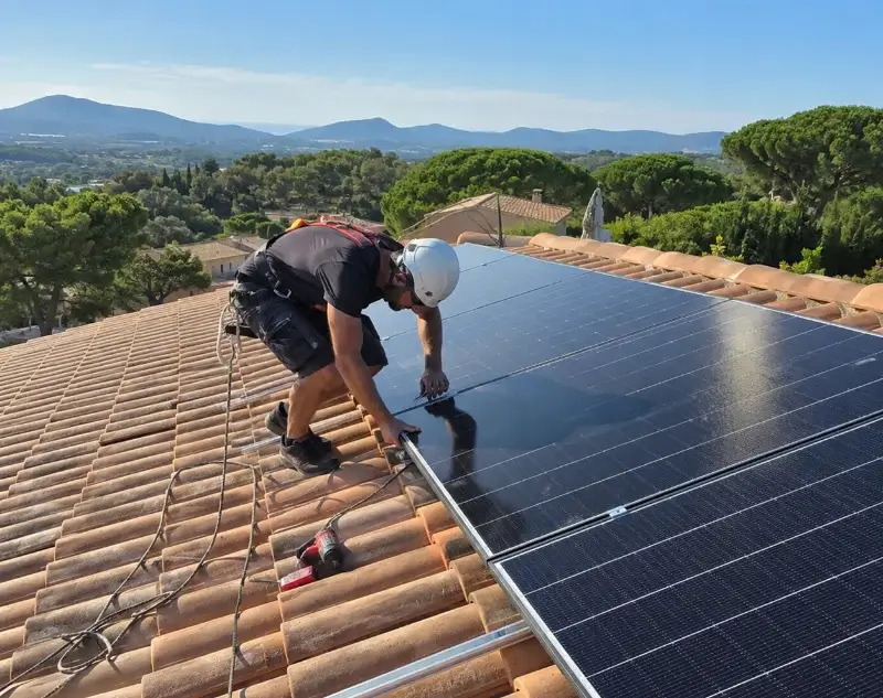 Installateur panneaux solaires La Cadière-d'Azur — pose photovoltaïque sur toiture