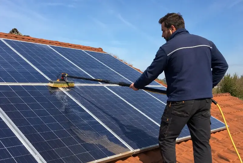 Nettoyage et entretien de panneaux solaires à la Cadière-d'Azur
