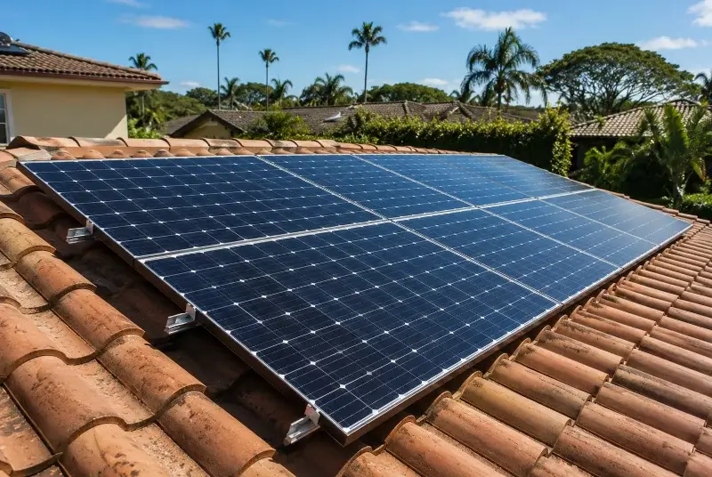 Installation de panneaux solaires à la Cadière-d'Azur