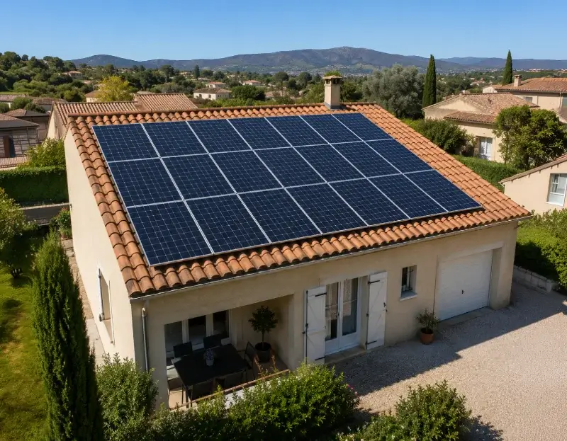 Prime à l'autoconsommation panneaux solaires La Cadière-d'Azur — aide financière de l'État